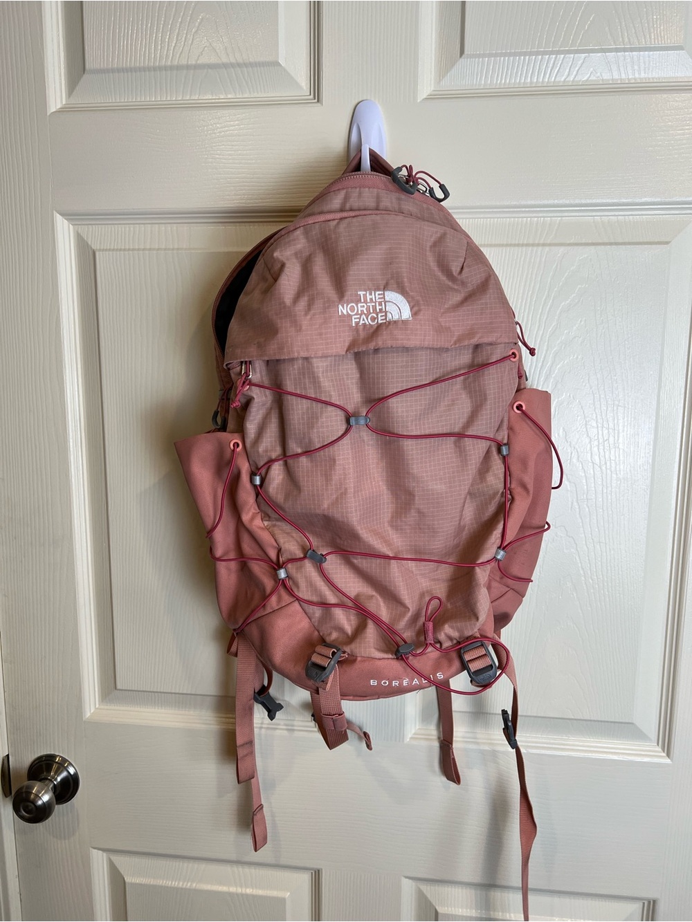 The North Face Rose Pink Borealis Backpack